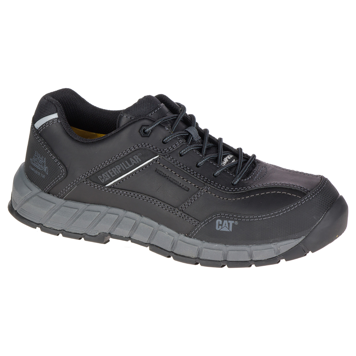 Caterpillar Men's Streamline Leather Ct S1 P Hro Sra Sa Safety Shoes Black CAT-93607